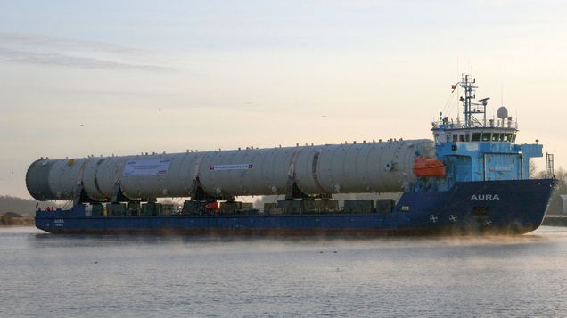 Schwerlastschiff Best Logistics