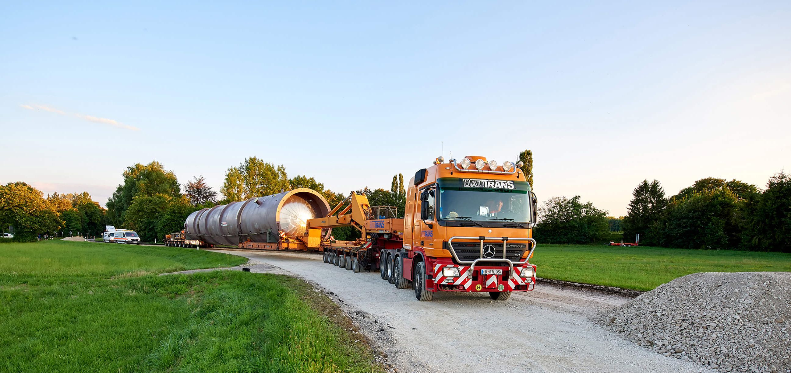 Hubhebelkesselbrücke im Einsatz Slider