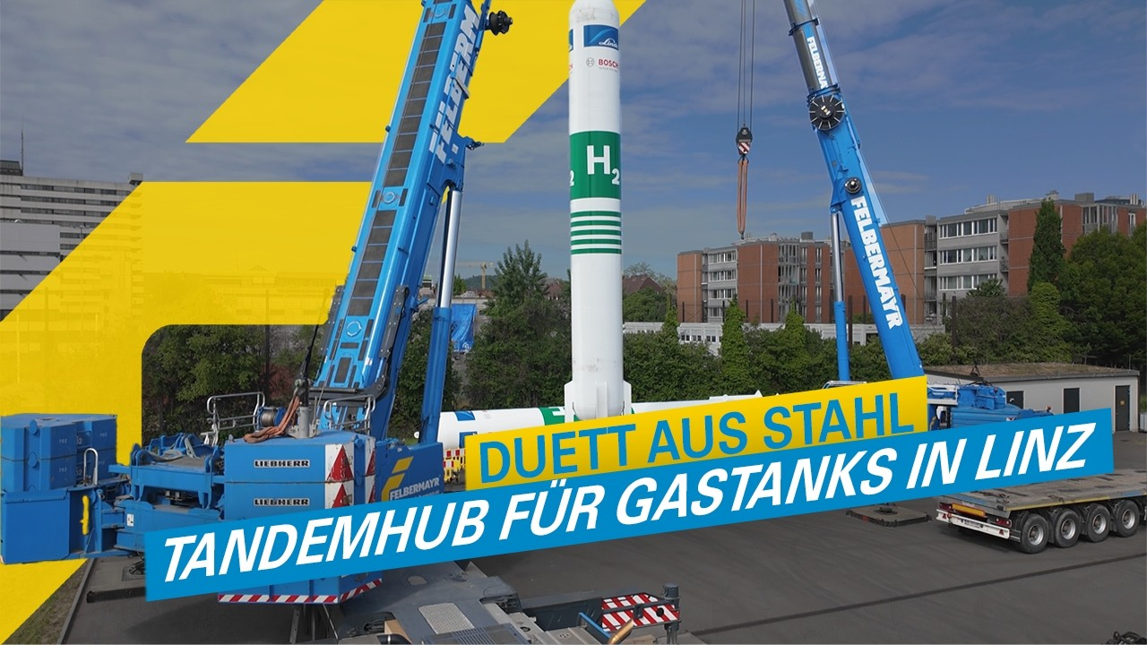 Duett aus Stahl | Tandemhub für Gastanks in Linz Slide
