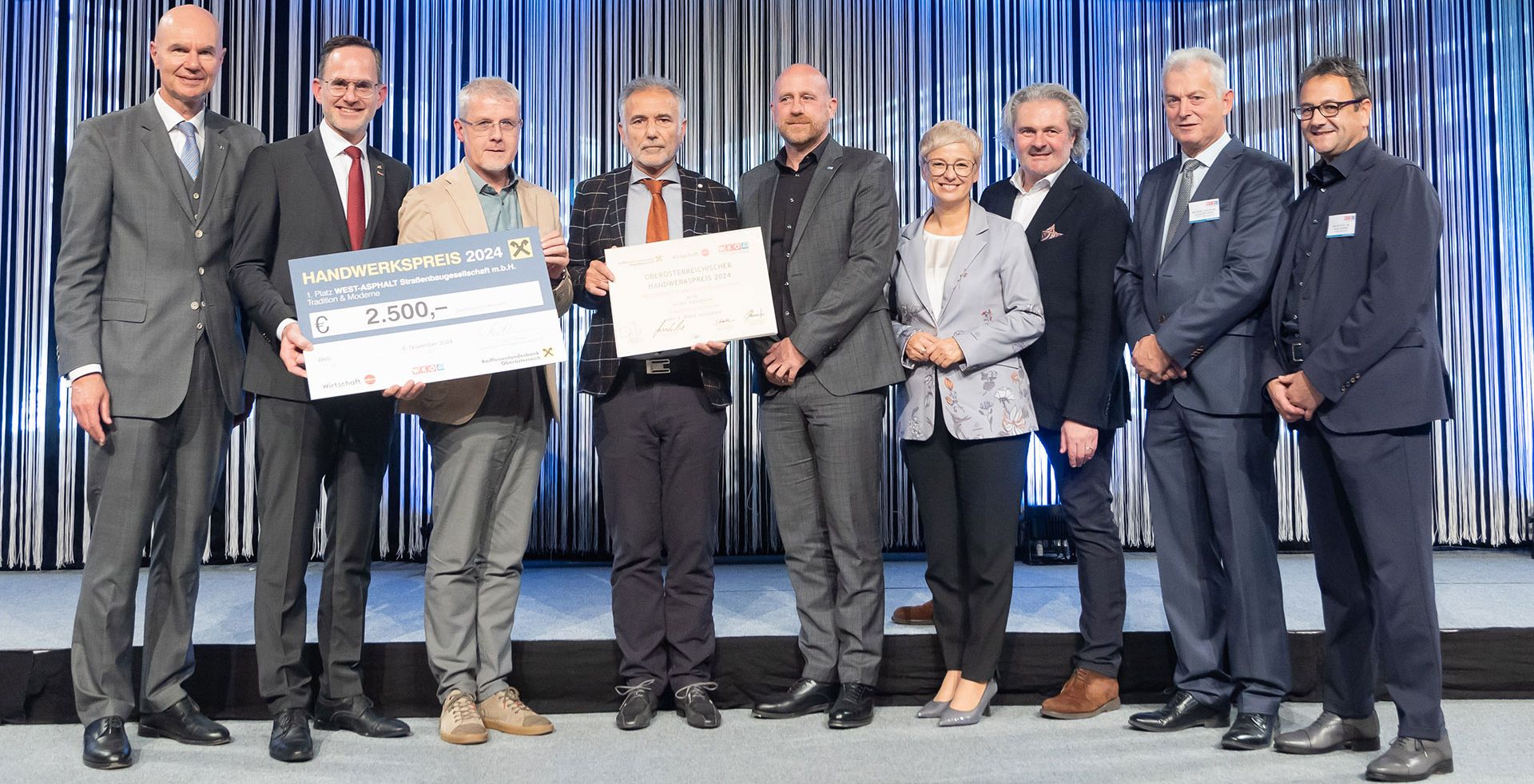 West-Asphalt receives Upper Austrian Craftsmanship Prize Slider