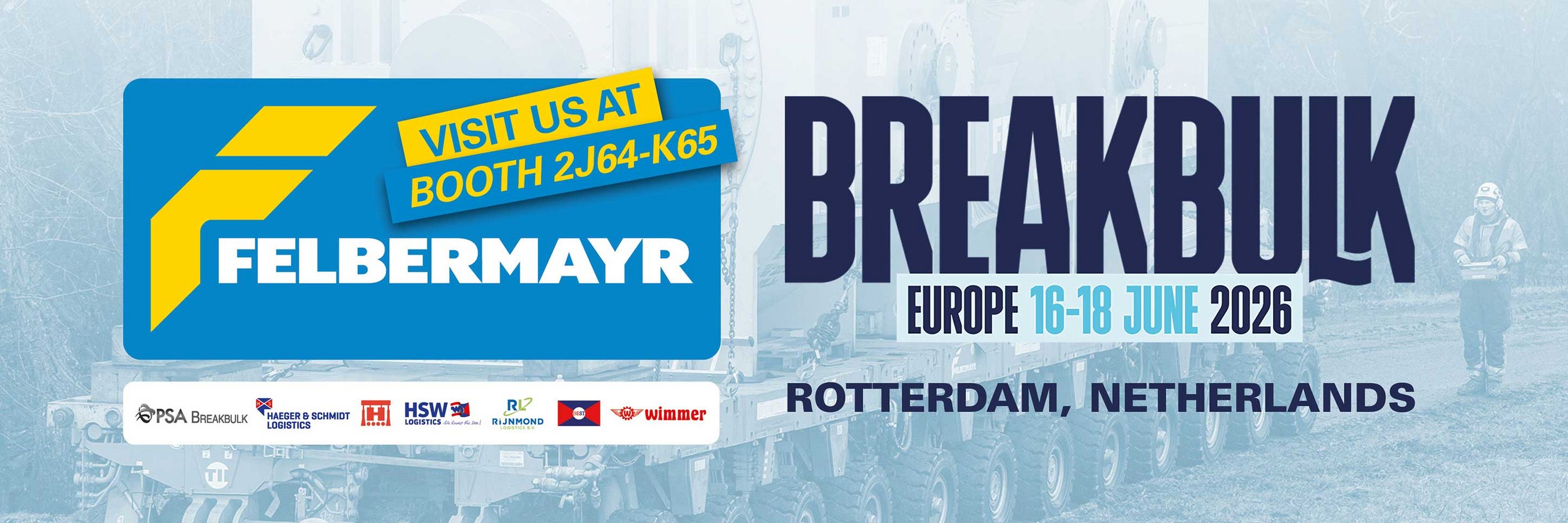 Breakbulk Europe 2026 Felbermayr und Tochterunternehmen