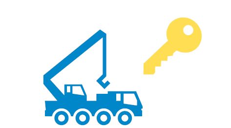 Piktogramm eines Krans