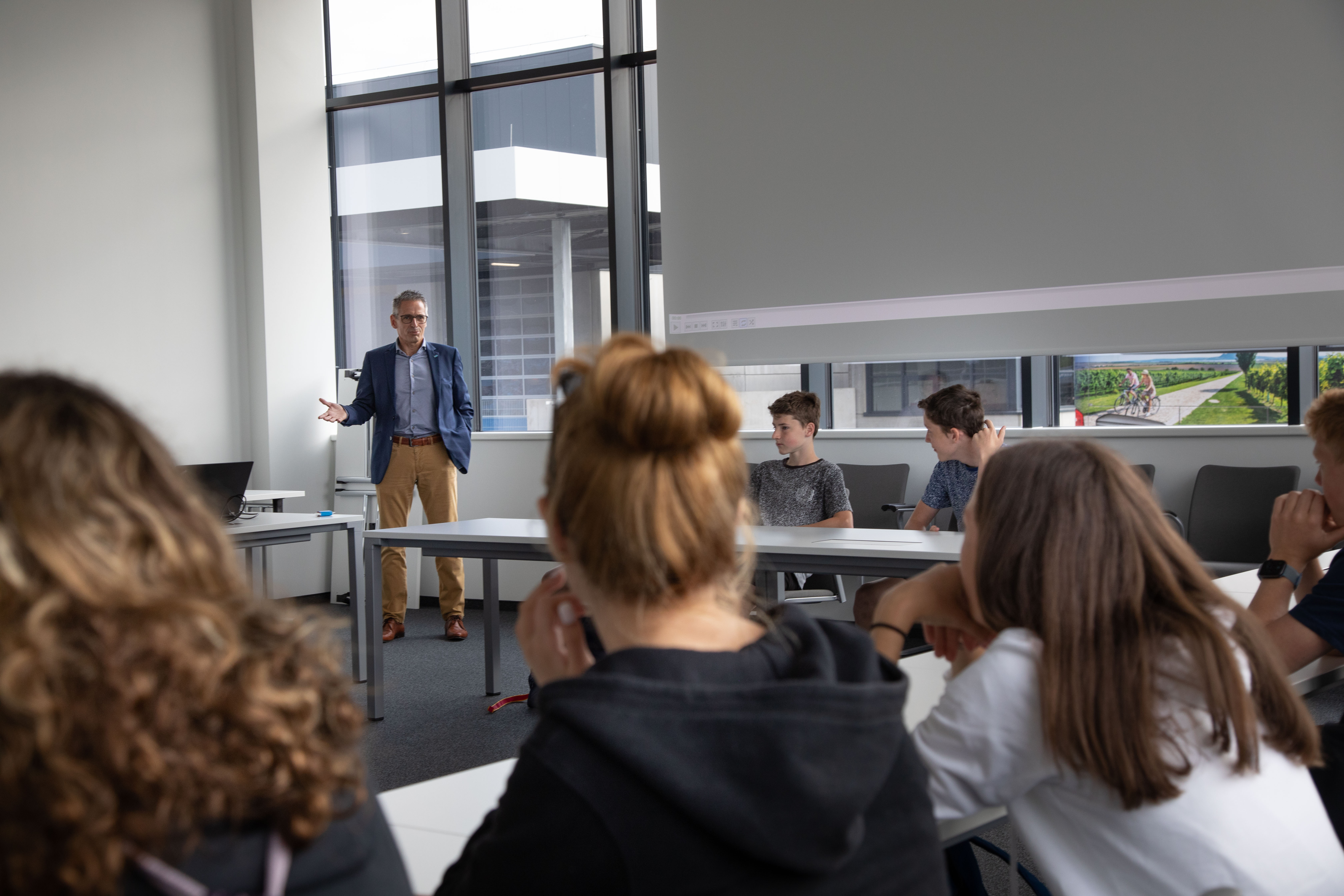 Schulbesuch Gymnasium Dachsberg Slider